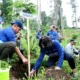 Pertamina Aksikan Tanam 200 Pohon di Kaki Gunung Agung untuk Hijaukan Desa Besakih